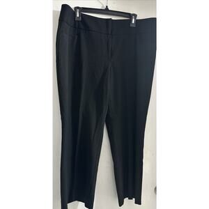 Apt 9 Women’s Dress Pants Curvy Fit Black Straight Leg Size 16